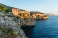 Dubrovnik city seascape, Croatia, Adriatic sea coast