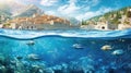 Dubrovnik Skyline from the Sea Diamond Painting Kit