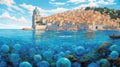 Dubrovnik Skyline from the Sea Diamond Painting Kit