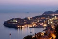 Dubrovnik at sunset, Croatia