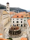 View over Dubrovnik Historic centre  - Croatia Royalty Free Stock Photo