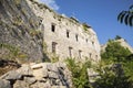 Dubrovnik: View of the `Homeland dubrovnik war museum` facade, which illustrates the war in the Balkans