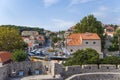 Dubrovnik. View of town from walls