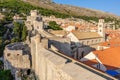 Dubrovnik west defense walls Royalty Free Stock Photo