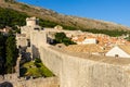 Dubrovnik west defense walls Royalty Free Stock Photo