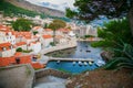 Dubrovnik West Harbor Royalty Free Stock Photo