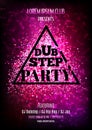 Dubstep party. Night club flyer template