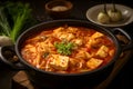 Dubu Kimchi, stir-fried tofu with kimchi, a quick and flavorful Korean dish