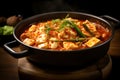 Dubu Kimchi, stir-fried tofu with kimchi, a quick and flavorful Korean dish