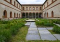 The Ducal Court in the Sforza Castle  in Milan, Italy Royalty Free Stock Photo