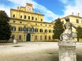 Ducal Palace Maria Luigia villa statue at park, Parma, Emilia Romagna Royalty Free Stock Photo