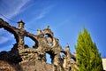 Ducal palace of Sassuolo, Italy, old summer residence of Este family, fountain Royalty Free Stock Photo