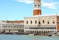 Ducal Palace and St. George Church in venice Royalty Free Stock Photo