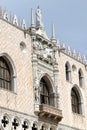 Ducal Palace in Venetian-style architecture in Venice Royalty Free Stock Photo