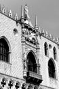 Ducal Palace in venice in italy Royalty Free Stock Photo