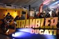 Ducati scrambler motorcycle booth in Pasay, Philippines