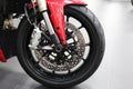 Ducati Streetfighter 848: Close-up of motorcycle whee.