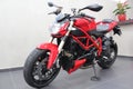 Ducati Streetfighter 848: Side view of motorcycle.