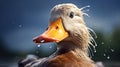 Beautiful Photo Realistic Duck Portrait With Daz3d And Vray Tracing Royalty Free Stock Photo