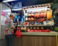 Duck and chicken rice stall in Singapore Royalty Free Stock Photo