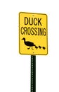 Duck Crossing sign