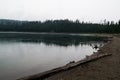 Duck Lake in Yellowstone National Park Royalty Free Stock Photo