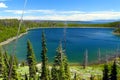 Duck Lake Yellowstone Landscape Royalty Free Stock Photo