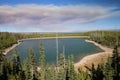 Duck Lake Yellowstone National Park Royalty Free Stock Photo