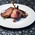 Duck leg confit