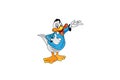 duck mascot gaming vector