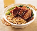 Duck noodle. food asia