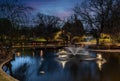 Duck Pond at the University of New Mexico, Albuquerque Royalty Free Stock Photo