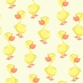 Duck seamless pattern
