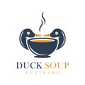 Duck soup food logo