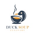 Duck soup food logo