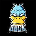 Duck sport or esport gaming mascot logo template, for your team