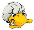 Duck sports mascot