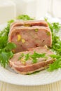 Duck terrine Royalty Free Stock Photo
