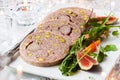 Duck terrine Royalty Free Stock Photo