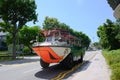 Duck tour with amphibious vehicle in Singapore