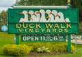 Duck Walk Vineyards in Water Mill, Long Island, New York