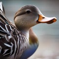 A duck wearing a karate gi, striking a martial arts pose2 Royalty Free Stock Photo