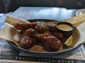 Duck wings appetizer yummy