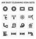 Duct clean icon