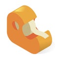 Duct tape in dispenser, packaging and shipping icon Royalty Free Stock Photo