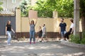 Dude with sign - woman stands protesting things that annoy her