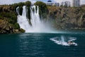 Duden waterfall in Antalya, Turkey Royalty Free Stock Photo