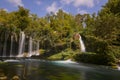 Duden Waterfall long exposure in Turkey Royalty Free Stock Photo