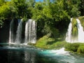 Duden Waterfall natural park. Antalya,Turkey Royalty Free Stock Photo