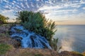 Duden Waterfall view in Antalya City of Turkey Royalty Free Stock Photo